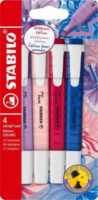 Opakowanie Zakreślacz Swing Cool 4szt STABILO