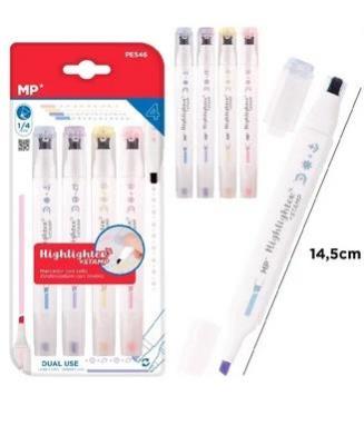 Opakowanie Zakreślacz z pieczątką 4 kolory MIX