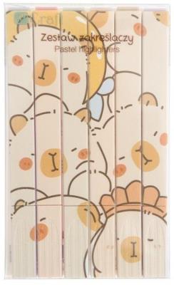 Opakowanie Zakreślacze Kapibara 6szt