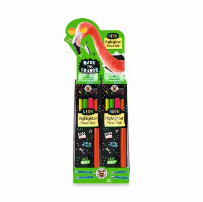 Zakreślacze nenowe 4 kolory. Wydawca: TRENDHAUS. SmakLiter.pl Opakowanie Zakreślacze nenowe 4 kolory