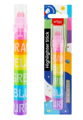 Opakowanie Zakreślacze przekładane 6 kolorów EASY