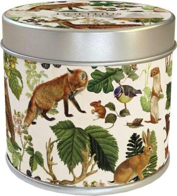 Opakowanie Zapachowa świeczka leśne zwierzęta - zapach leśny