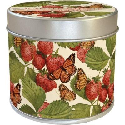 Zapachowa świeczka Truskawki - zapach truskawkowy. Wydawca: Skona Ting. SmakLiter.pl Opakowanie Zapachowa świeczka Truskawki - zapach truskawkowy