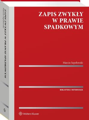Okładka książki Zapis zwykły w prawie spadkowym