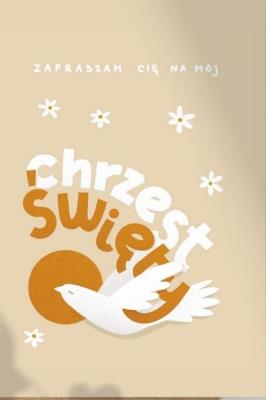 Opakowanie Zaproszenie Chrzciny (5szt)