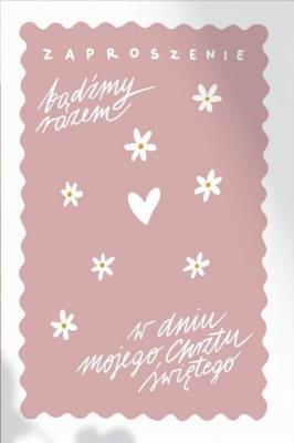 Opakowanie Zaproszenie Chrzciny (5szt)