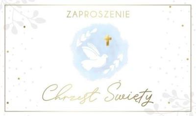 Opakowanie Zaproszenie Chrzest (10szt)