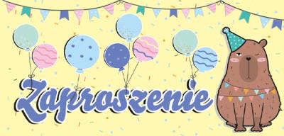 Zaproszenie - Kapibara (5szt). Wydawca: Henry. SmakLiter.pl Opakowanie Zaproszenie - Kapibara (5szt)