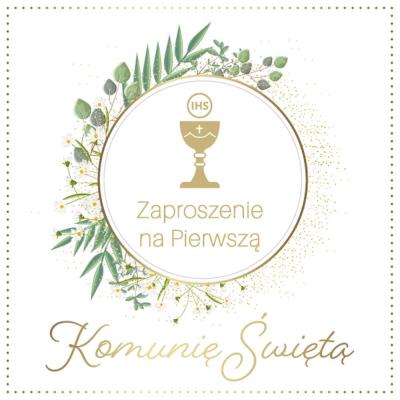 Opakowanie Zaproszenie Komunia (10szt)