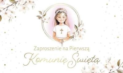 Opakowanie Zaproszenie Komunia (10szt)