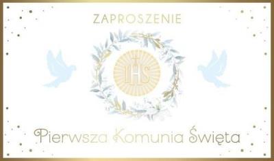 Opakowanie Zaproszenie Komunia (10szt)