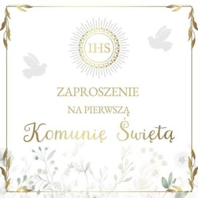 Opakowanie Zaproszenie Komunia (10szt)