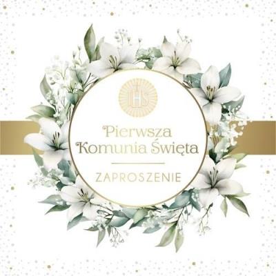 Opakowanie Zaproszenie Komunia (10szt)