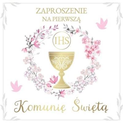 Opakowanie Zaproszenie Komunia (10szt)