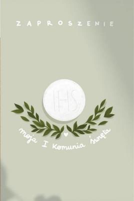 Opakowanie Zaproszenie Komunia (5szt)