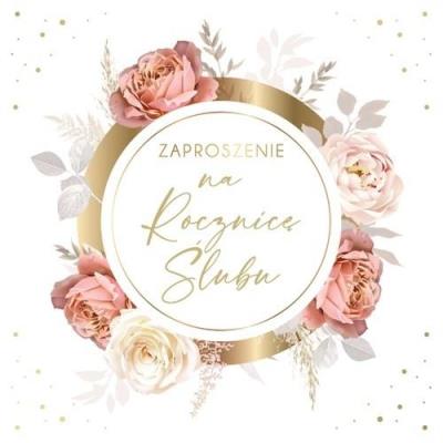 Opakowanie Zaproszenie Rocznica Ślubu (10szt)