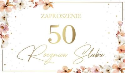 Opakowanie Zaproszenie Rocznica Ślubu (10szt)