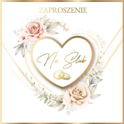 Opakowanie Zaproszenie Ślub (5szt)