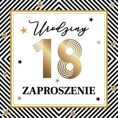 Zaproszęnie Urodziny (10szt). Wydawca: Armin Style. SmakLiter.pl Opakowanie Zaproszęnie Urodziny (10szt)