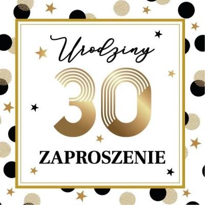 Zaproszenie Urodziny (10szt). Wydawca: Armin Style. SmakLiter.pl Opakowanie Zaproszenie Urodziny (10szt)