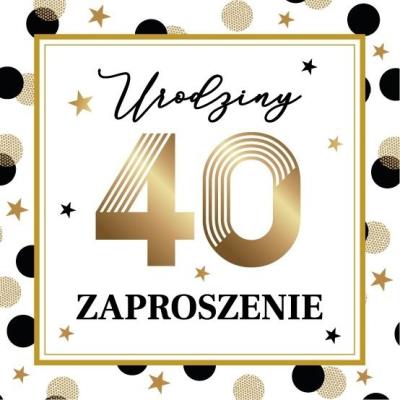 Zaproszenie Urodziny (10szt). Wydawca: Armin Style. SmakLiter.pl Opakowanie Zaproszenie Urodziny (10szt)