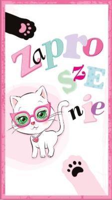 Opakowanie Zaproszenie Urodziny dziecięce (10szt)