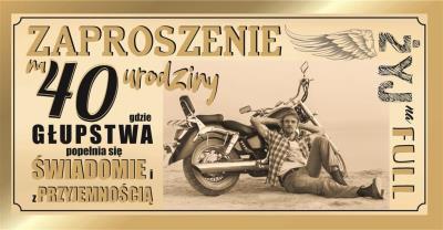 Opakowanie Zaproszenie Urodziny Z59