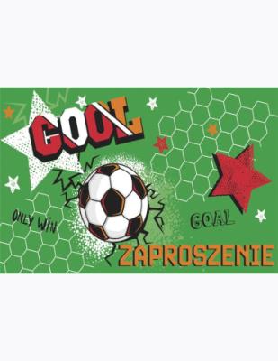 Opakowanie Zaproszenie Z 160x95 zest. 62136 Dziecięce - Chłopiec, Piłki, Urodziny, Zielone