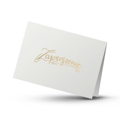 Opakowanie Zaproszenie złocone