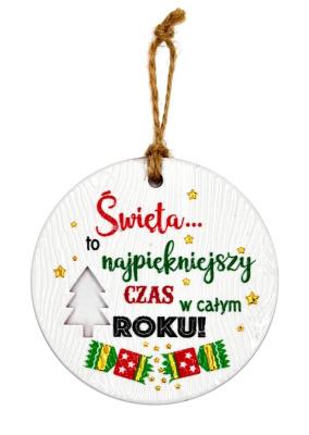 Opakowanie Zawieszka ceramiczna Boże Narodzenie