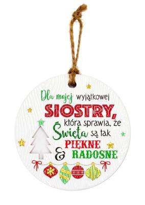 Opakowanie Zawieszka ceramiczna Boże Narodzenie