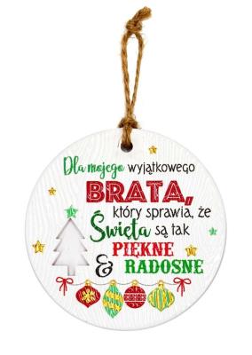 Opakowanie Zawieszka ceramiczna Boże Narodzenie