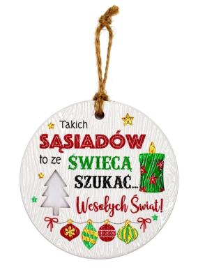 Opakowanie Zawieszka ceramiczna Boże Narodzenie
