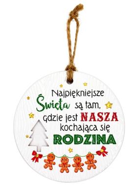 Opakowanie Zawieszka ceramiczna Boże Narodzenie