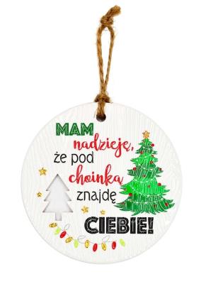 Opakowanie Zawieszka ceramiczna Boże Narodzenie