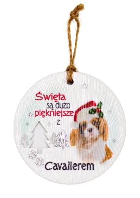 Opakowanie Zawieszka ceramiczna Boże Narodzenie Cavalier