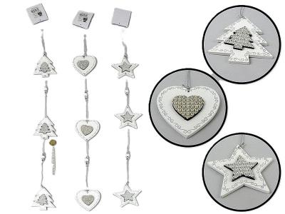 Zawieszka choinkowa drewniana MIX. Wydawca: ADAR. SmakLiter.pl Opakowanie Zawieszka choinkowa drewniana MIX