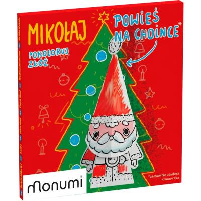 Opakowanie Zawieszka Cubehead Christmas Mini. Mikołaj