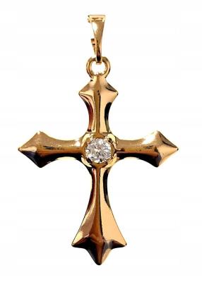 Opakowanie Zawieszka krzyż z cyrkonią