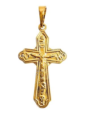 Opakowanie Zawieszka Krzyżyk Pozłacany 27x16mm