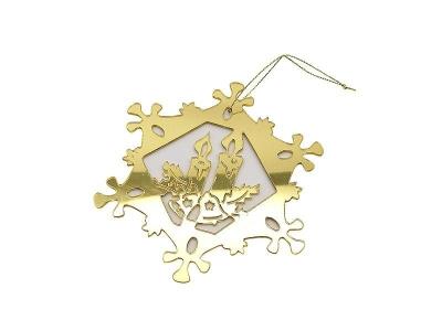 Opakowanie Zawieszka na okno śnieżynka