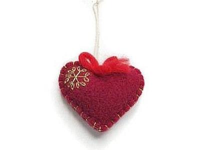Opakowanie Zawieszka pluszowa serce