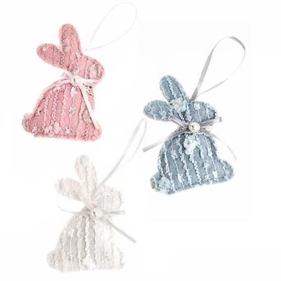 Zawieszki króliczki 11cm 3szt pastelowe. Wydawca: Dalprint. SmakLiter.pl Opakowanie Zawieszki króliczki 11cm 3szt pastelowe