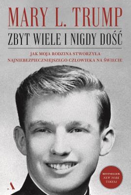 Zbyt wiele i nigdy dość. Jak moja rodzina stworzyła najniebezpieczniejszego człowieka na świecie. Autor: Mary L. Trump. SmakLiter.pl Okładka książki Zbyt wiele i nigdy dość. Jak moja rodzina stworzyła najniebezpieczniejszego człowieka na świecie
