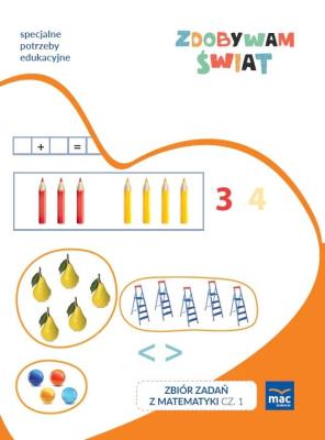 Okładka książki Zdobywam świat. Zbiór zadań z matematyki. Poziom A