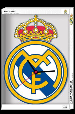 Zegar ścienny XL MDF Real Madrid RM00023. Wydawca: Kids Euroswan. SmakLiter.pl Opakowanie Zegar ścienny XL MDF Real Madrid RM00023