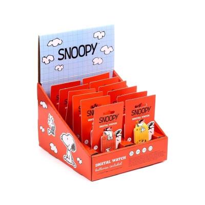 Opakowanie Zegarek cyfrowy silikonowy Peanuts Snoopy MIX