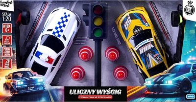 Opakowanie Zestaw 2 aut zdalnie sterowanych Pościg policyjny