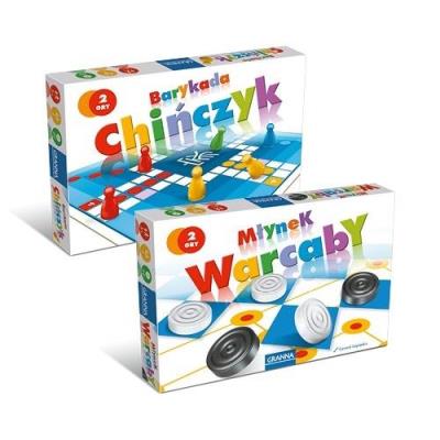 Zestaw 2 klasycznych gier. Wydawca: Granna. SmakLiter.pl Opakowanie Zestaw 2 klasycznych gier