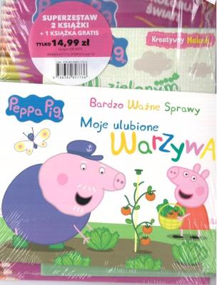 Okładka książki Zestaw 3 książeczek: Świnka Peppa